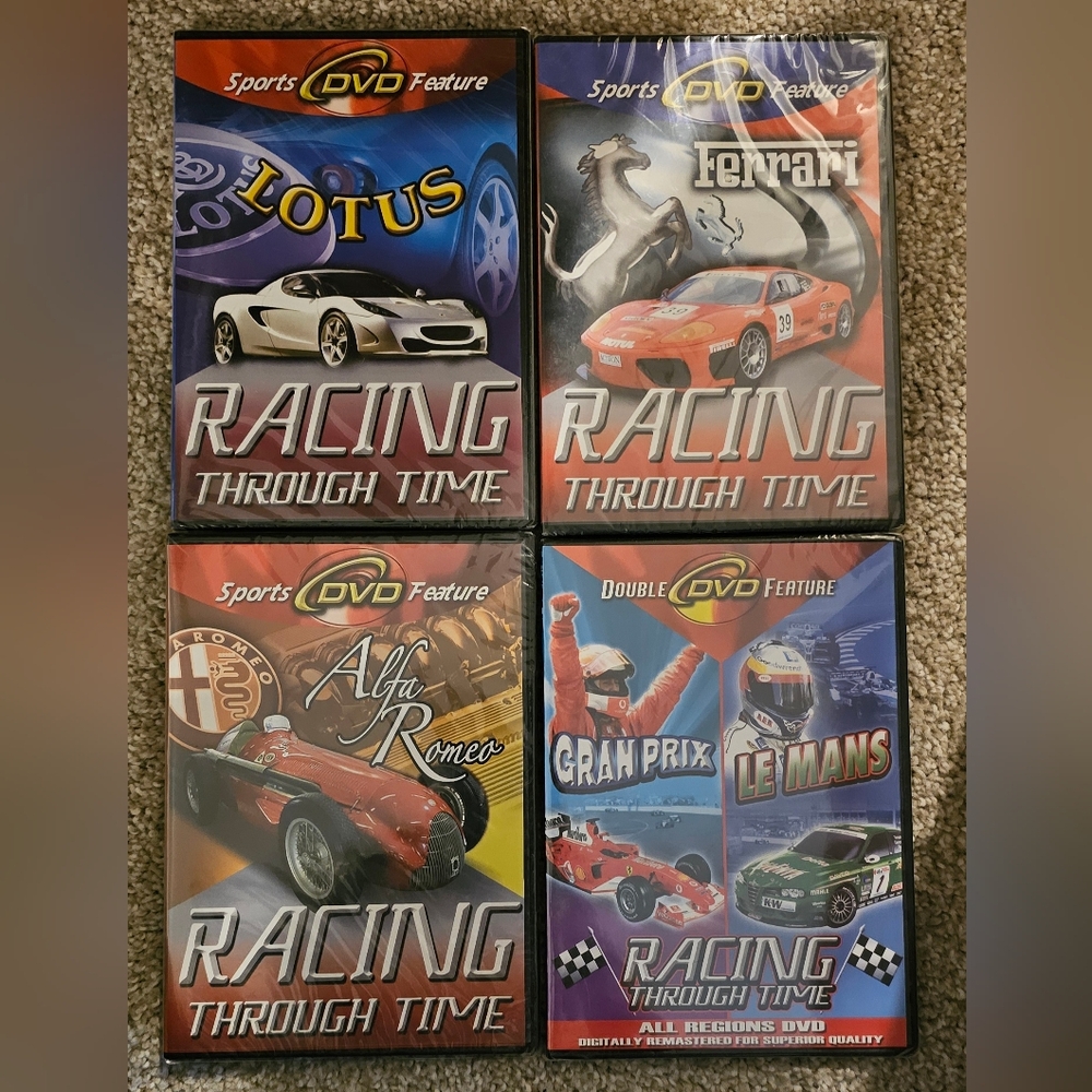 Racing Through Time Sports DVD Set